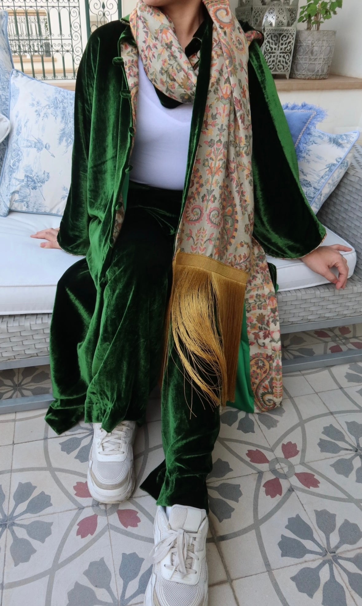 Green velvet 3 piece set