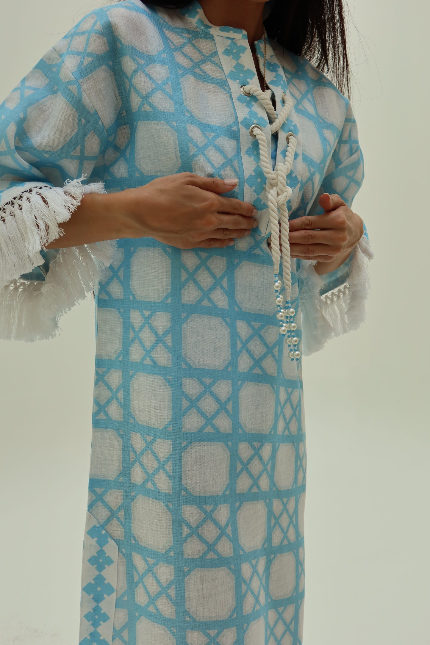 Blue coast dress