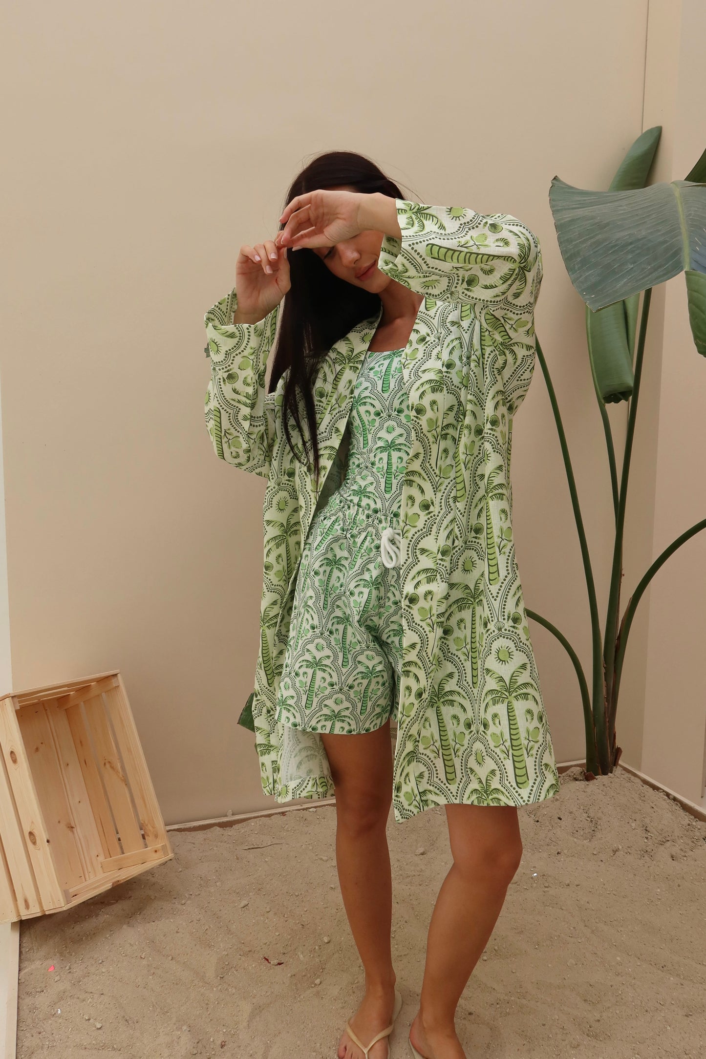 Palm kimono