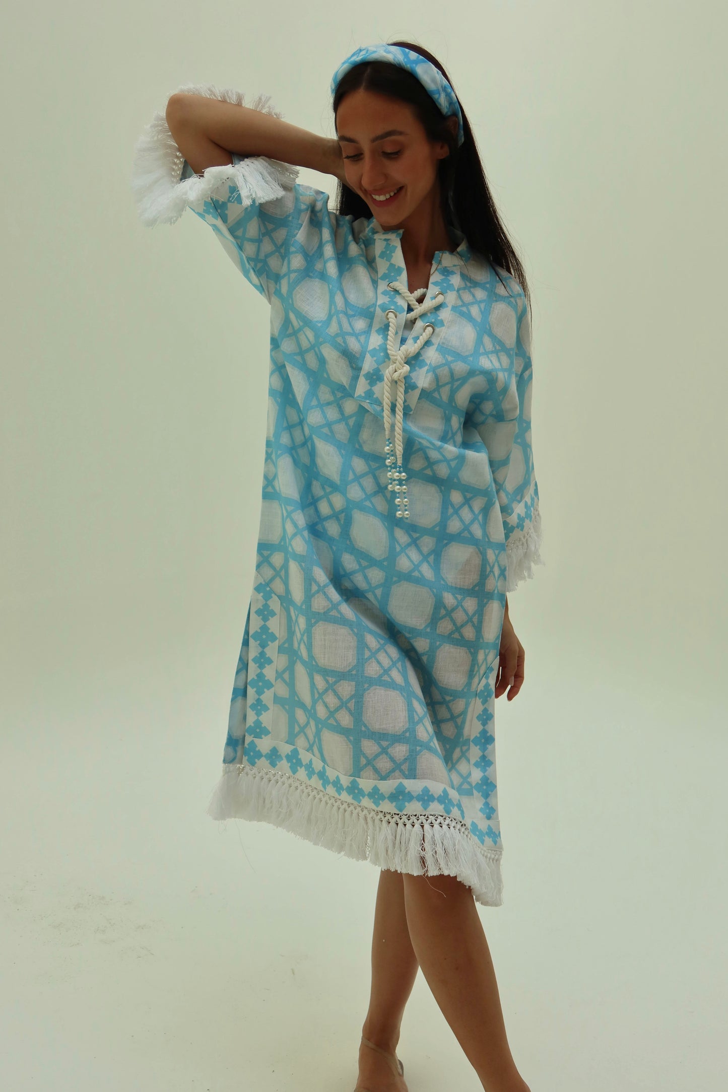 Blue coast dress