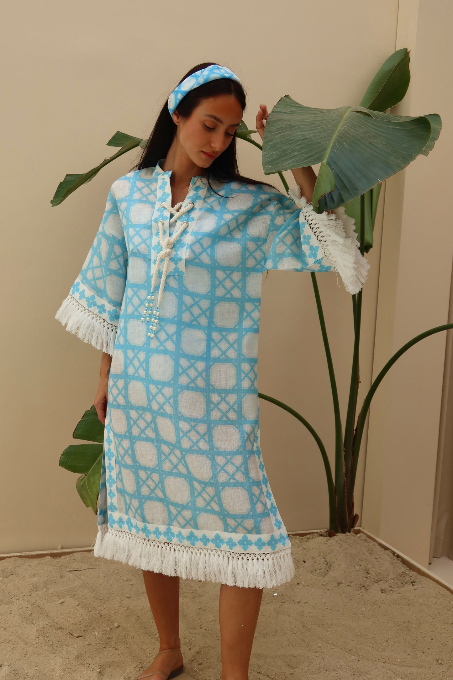Blue coast dress