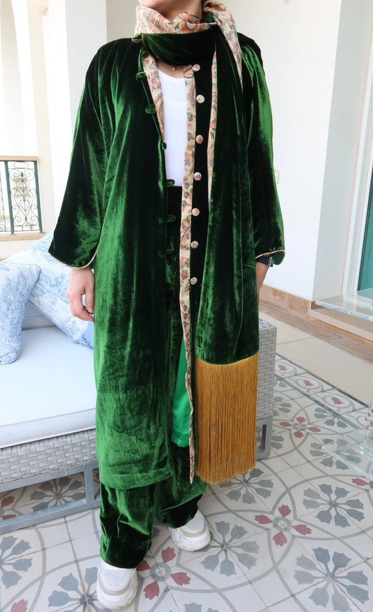 Green velvet 3 piece set