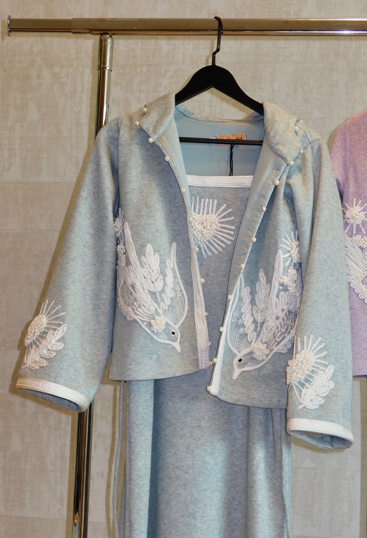 Green bird lounge set