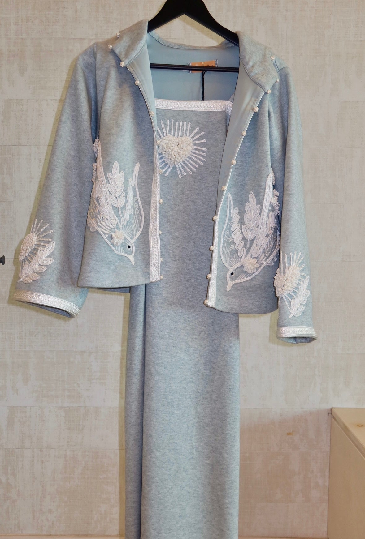 Green bird lounge set