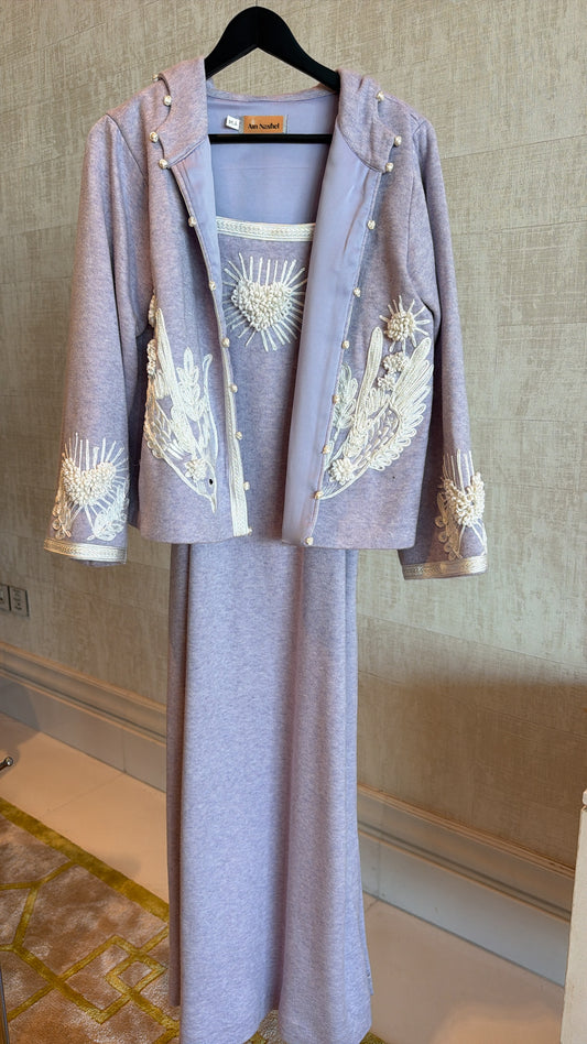Bird lounge jacket set- purple